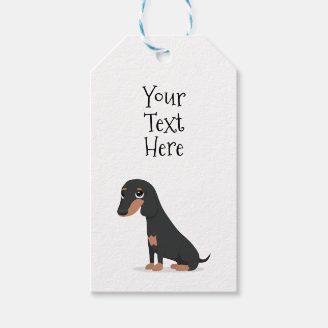 Dachshund Gift Tags (Front)
