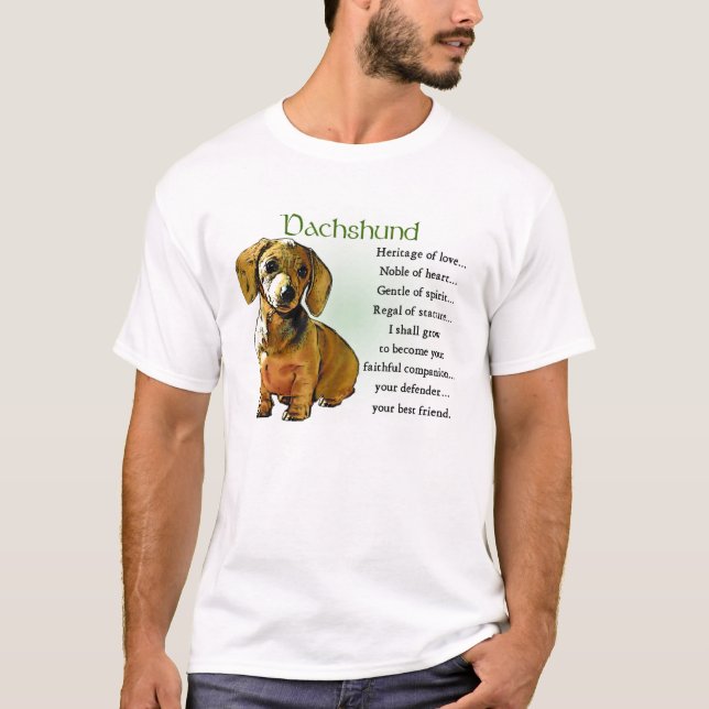 Dachshund Gifts Doxie Lovers Apparel T-Shirt (Front)