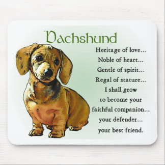 Dachshund Gifts Mouse Pad