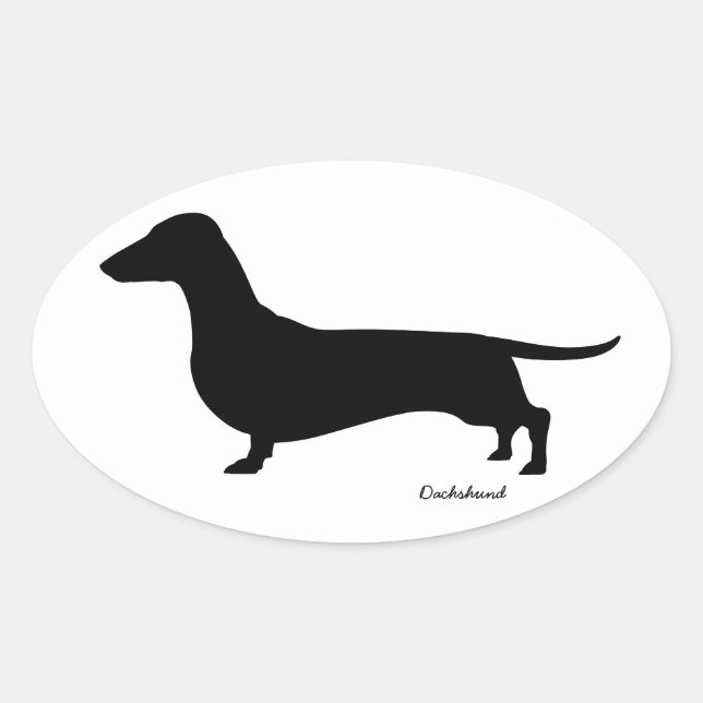 Dachshund Gifts Oval Sticker (Front)
