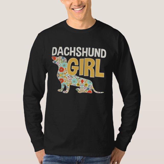 Dachshund Girl  2 T-Shirt (Front)