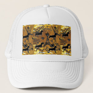 Dachshund Gold Trucker Hat