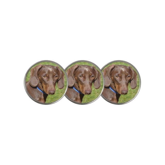 Dachshund Golf Ball Marker (3 Up)