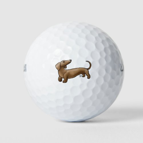 Dachshund Golf Balls