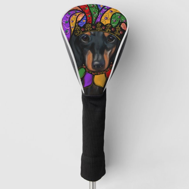 DACHSHUND                GOLF HEAD COVER (Front)