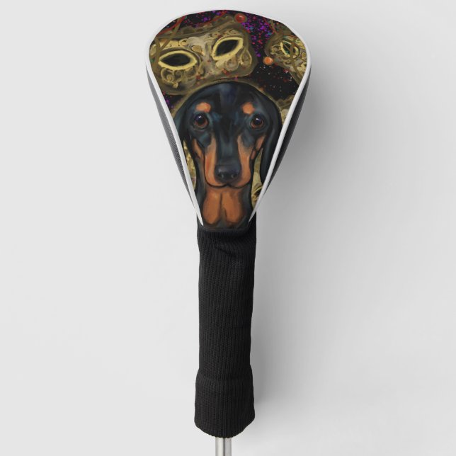 Dachshund             golf head cover (Front)