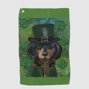 Dachshund golf towel