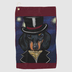 DACHSHUND GOLF TOWEL