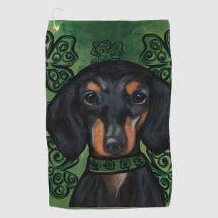 DACHSHUND GOLF TOWEL