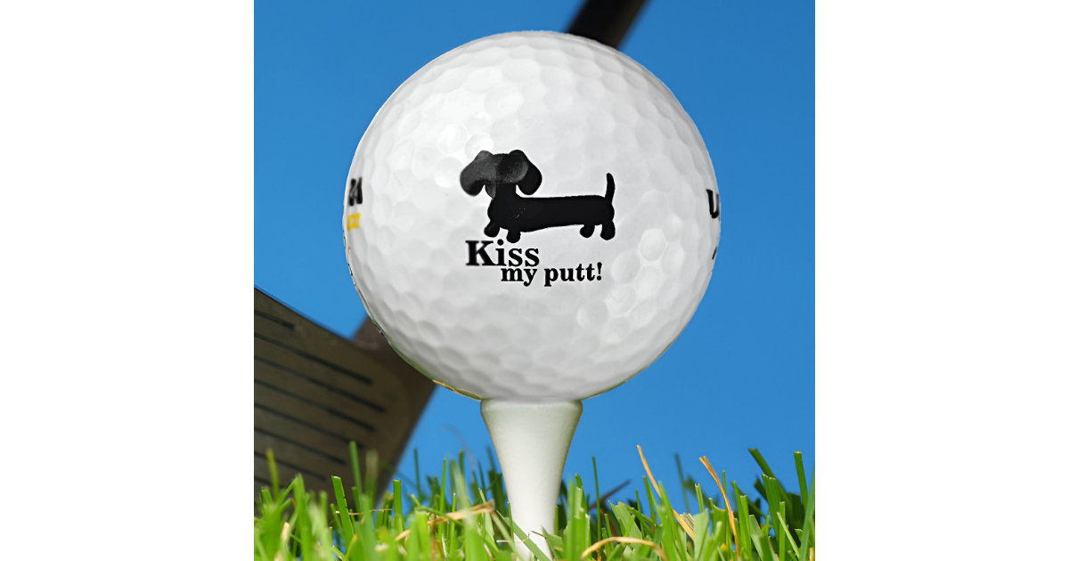 Funny Golfer's Personal Gift Golf Balls, Zazzle in 2023