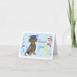 Dachshund Graduate Card