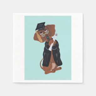 Dachshund Graduate Napkins