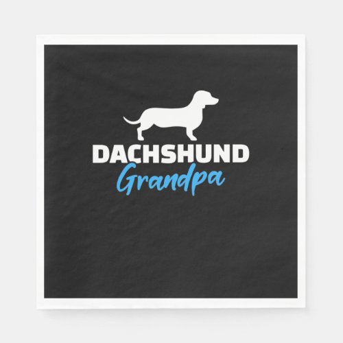 Dachshund Grandpa Napkins