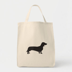 Dachshund Grocery Tote Bag
