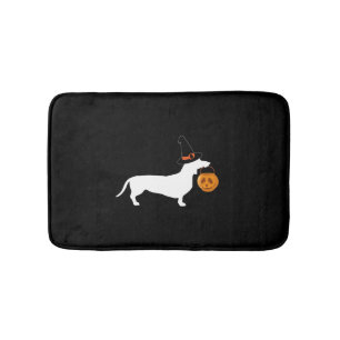 (Dachshund Halloween) Bath Mat