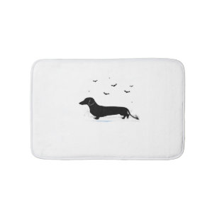 Dachshund Halloween Costume My Dachshund is My Bo Bath Mat