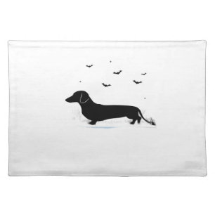 Dachshund Halloween Costume My Dachshund is My Bo Cloth Placemat
