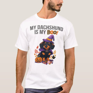 Dachshund Halloween Costume My Dachshund is My Bo T-Shirt