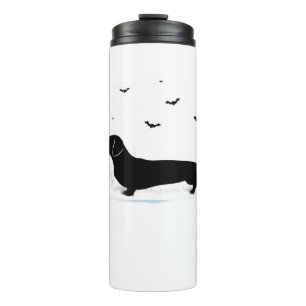 Dachshund Halloween Costume My Dachshund is My Bo Thermal Tumbler