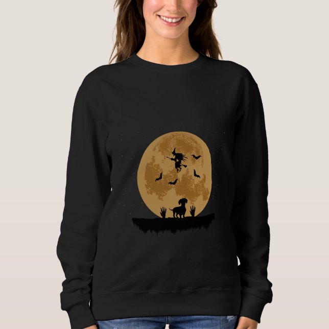 Dachshund Halloween Dachshund Costume Sweatshirt (Front)