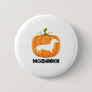Dachshund Halloween Dog Button