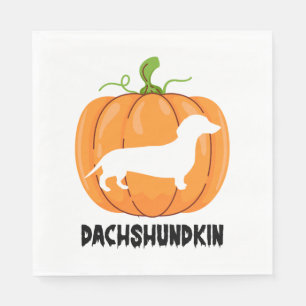 Dachshund Halloween Dog Napkins
