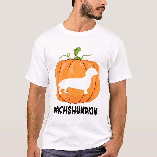 Dachshund Halloween Dog T-Shirt (Front)