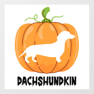 Dachshund Halloween Dog Wall Decal