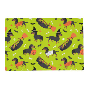 Dachshund Halloween Placemat