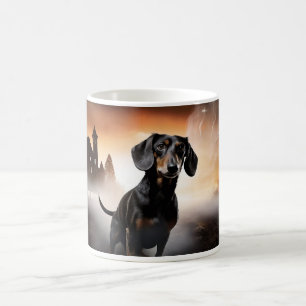 Dachshund Halloween Scary Coffee Mug