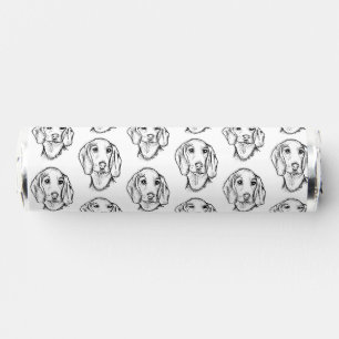 dachshund hand drawn sketch black white puppy dog breath savers® mints
