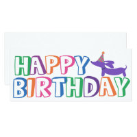 Happy Birthday Dachshund Cards - Greeting & Photo Cards | Zazzle Happy Birthday Dachshund Cards - Greeting & Photo Cards | Zazzle
