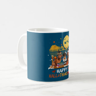 Dachshund Happy Hallothanksmas Halloween Thanksgiv Coffee Mug