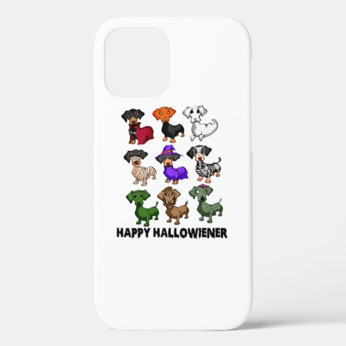 Dachshund Happy Halloweiner Funny Dog Halloween iPhone 12 Pro Case