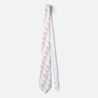 Dachshund Heart Belongs Tie