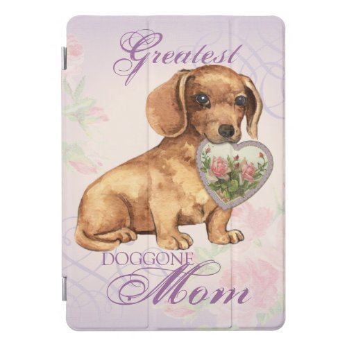 Dachshund Heart Mom 3 iPad Pro Cover