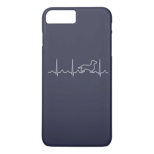 Dachshund Heartbeat iPhone 8 Plus7 Plus Case