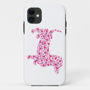 Dachshund Hearts iPhone 11 Case