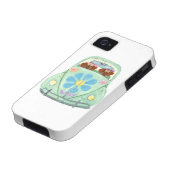 Dachshund Hippies In Their Flower Love Mobile Case-Mate iPhone Case (Bottom)