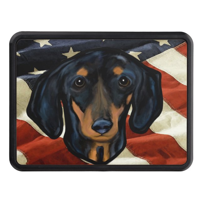 DACHSHUND HITCH COVER (Front)