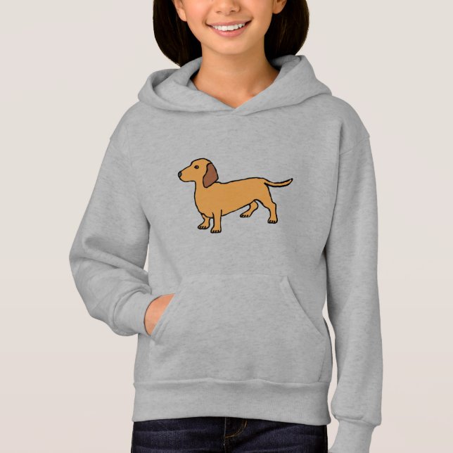 Dachshund Hoodie (Front)