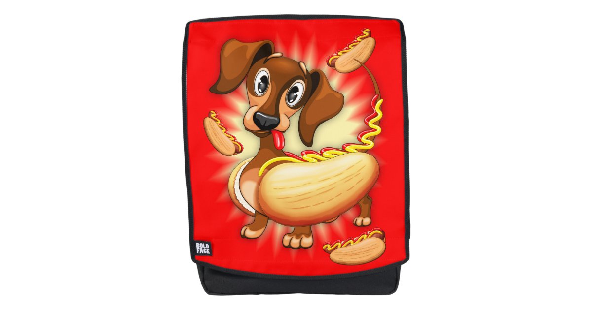 Dachshund Hot Dog Backpack Zazzle