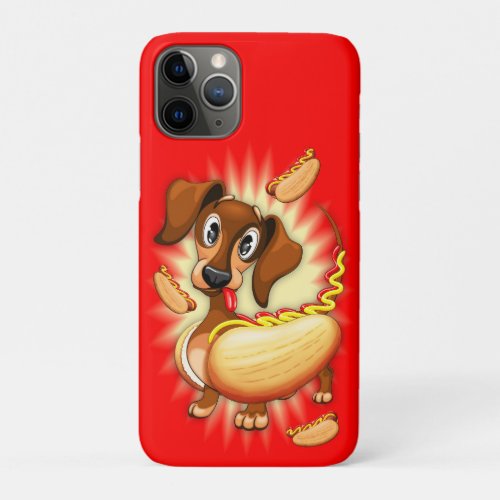 Dachshund Hot Dog iPhone 11 Pro Case