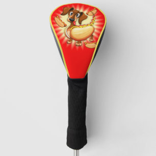 Dachshund Hot Dog Cute Character Golf Head Cover