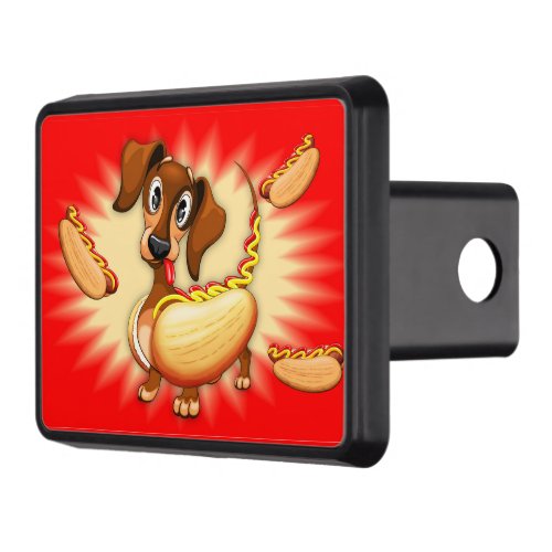 Dachshund Hot Dog Cute Character Hitch Cover