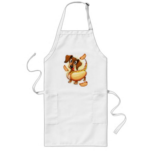 Dachshund Hot Dog Long Apron