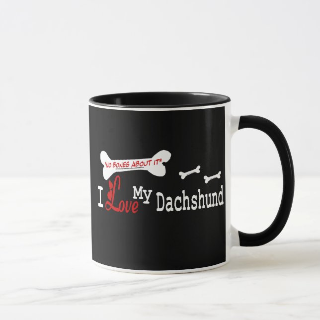 Dachshund (I Love) Mug (Right)