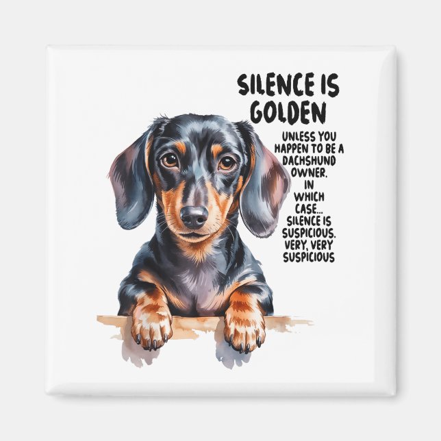 Dachshund Ideas For Women &amp; Novelty Miniature  Magnet (Front)