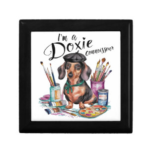 Dachshund I'm a Doxie Connoisseur Gift Box