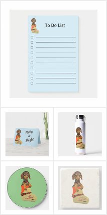 Dachshund in Christmas Stocking